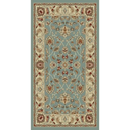 CONCORD GLOBAL 7 ft. 10 in. x 10 ft. 6 in. Chester Oushak - Blue 97067